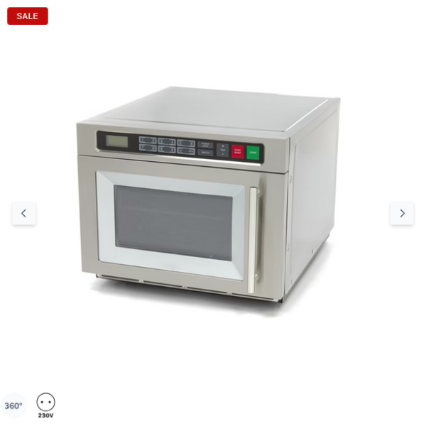  Φούρνος μικροκυμάτων 30L - 1800W - 20 προ-προγράμματα - 2 ράφια